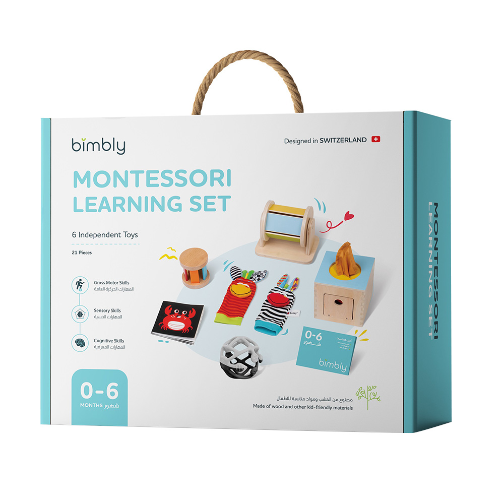 Bimbly - The Awakening Of Senses Montessori Learning Set - 21 Pcs