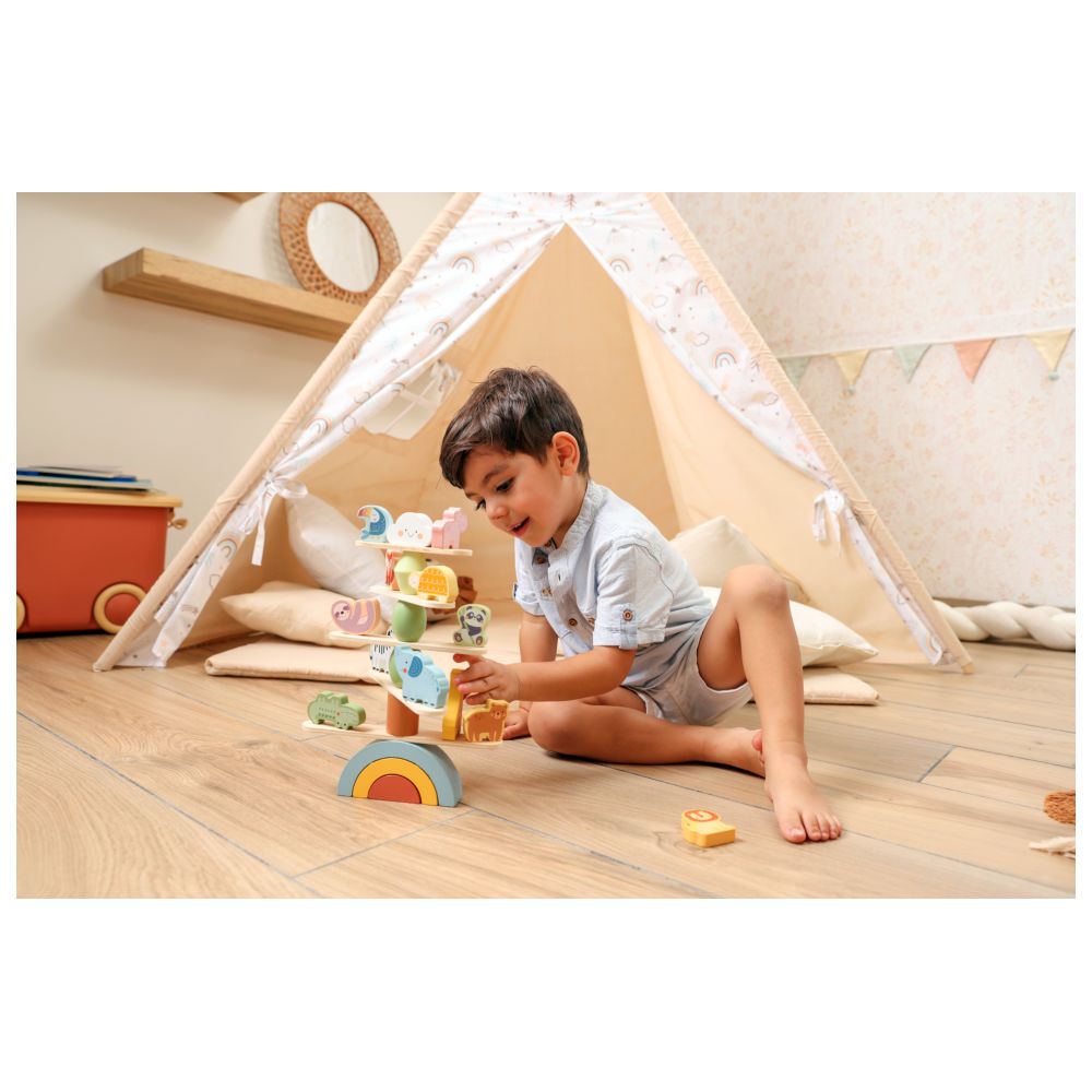 بيمبلي - لعبة تكديس الحيوانات - 28 قطعة