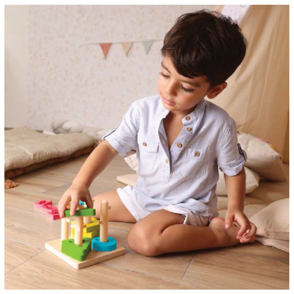 Bimbly - Shape Sorter Toy - 13 Pcs