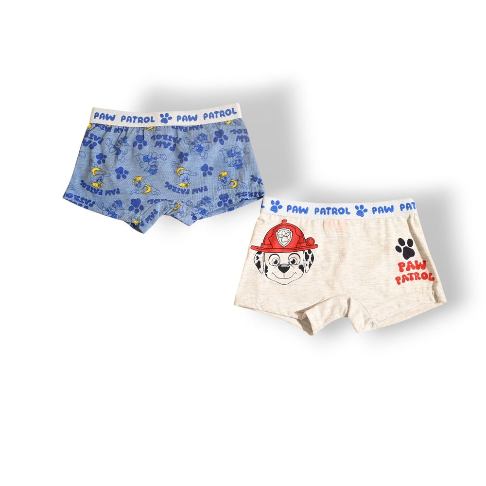 با بترول - طقم بوكسر مطبوع للأولاد - متعدد الألوان - قطعتين