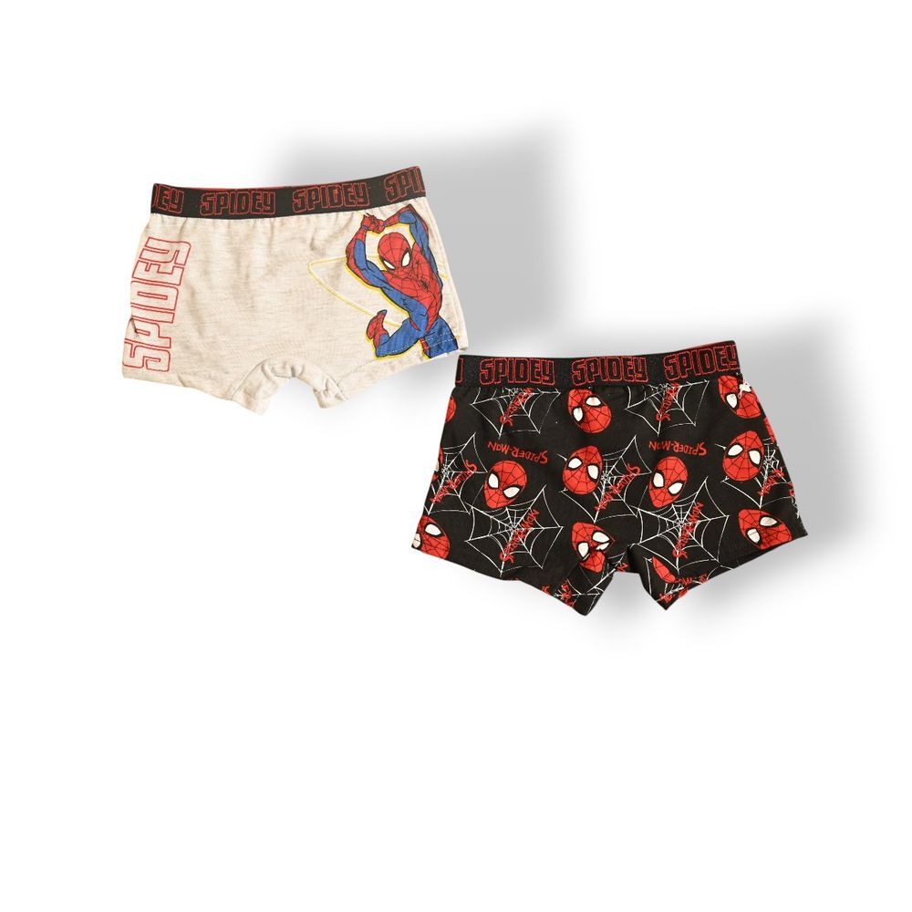 سبايدرمان - طقم بوكسر بخصر مطاطي للأولاد - متعدد الألوان - قطعتين