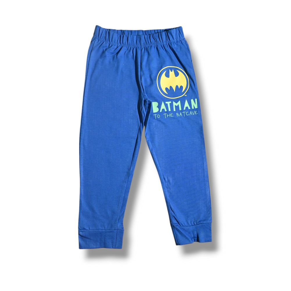 Batman - Boys Short Sleeve Pajama Set - Cream/Blue