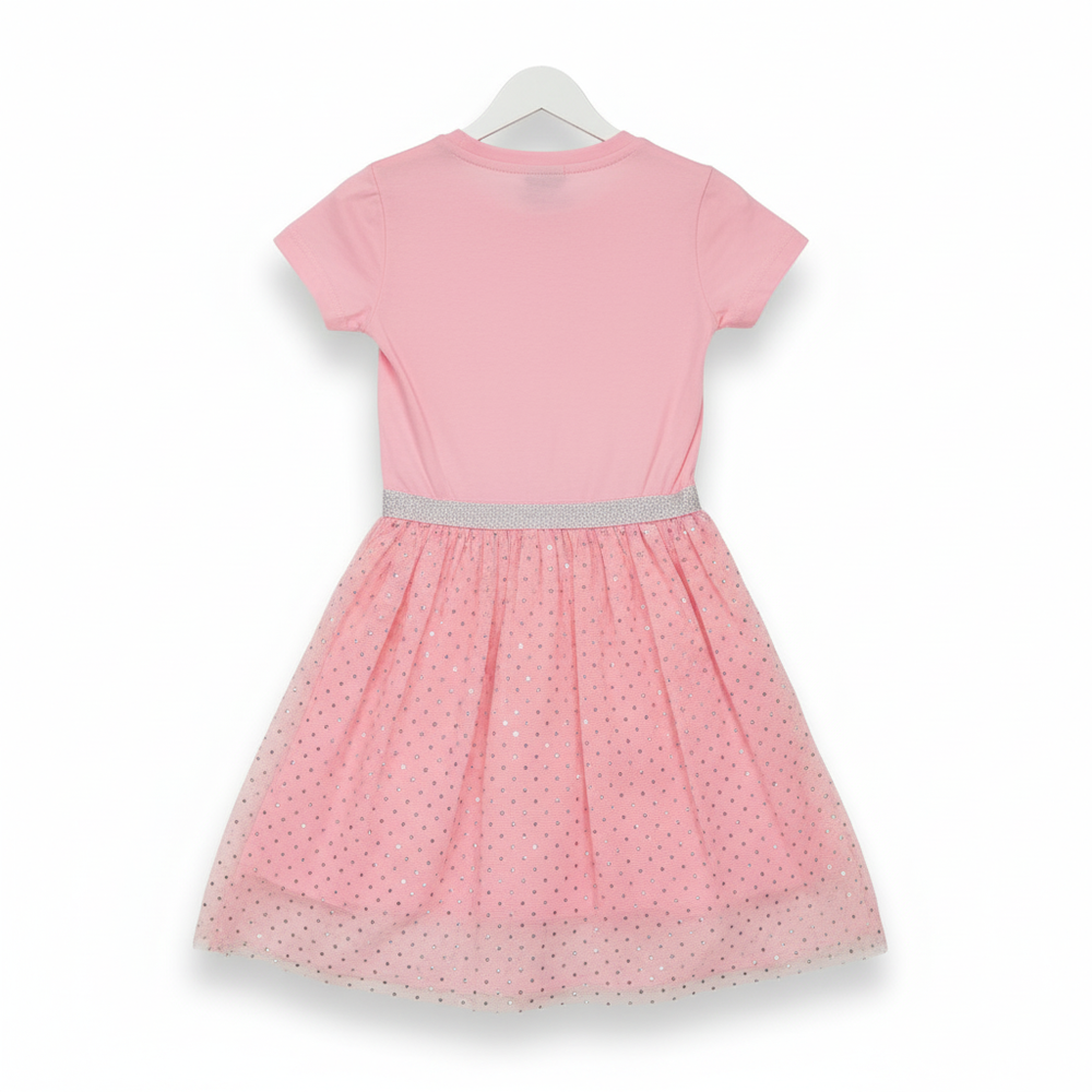 فستان ميني ماوس من التول للبنات - وردي