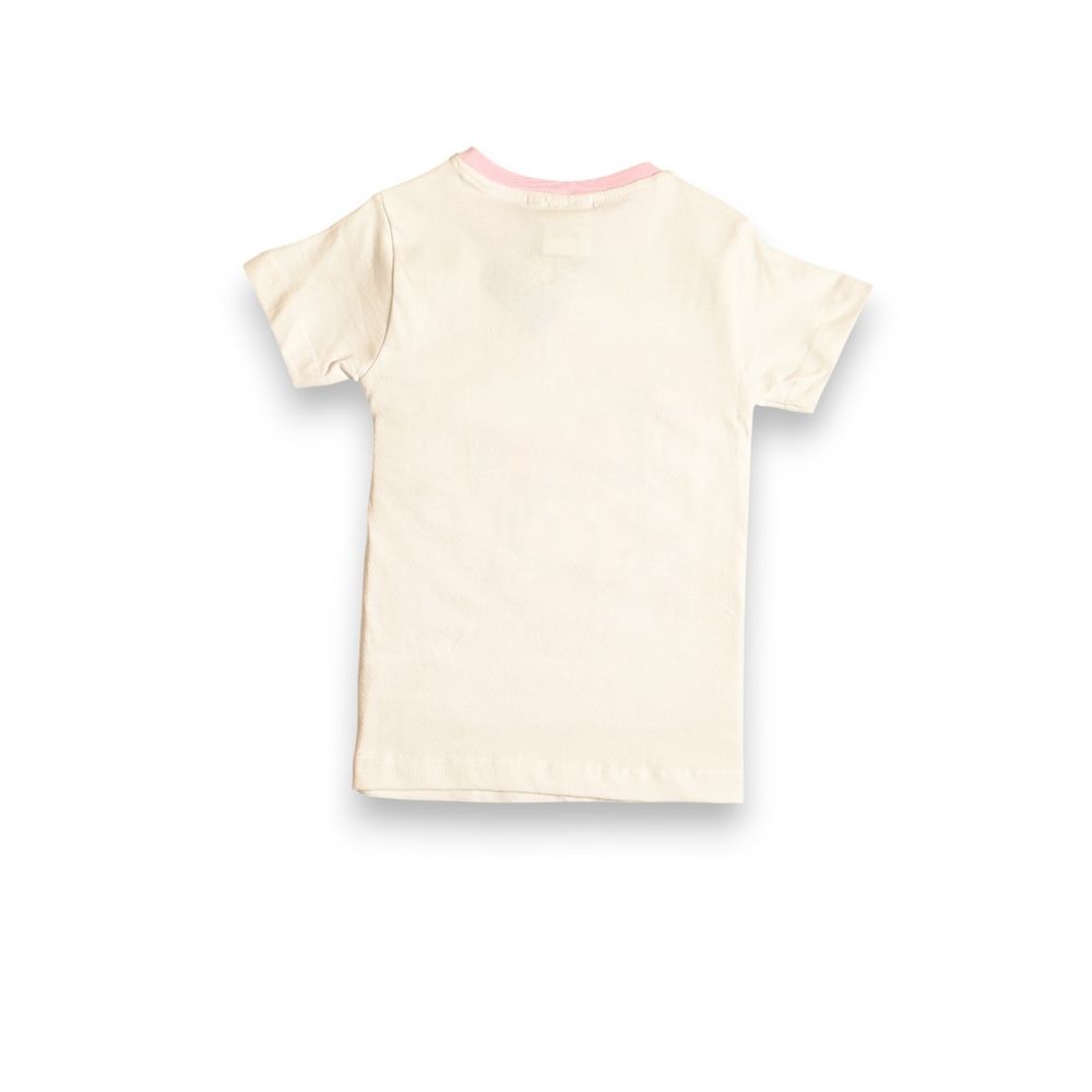 Kuromi - 2pc-Set - Girls' Printed Short Sleeves T-Shirt & Shorts - Light Pink