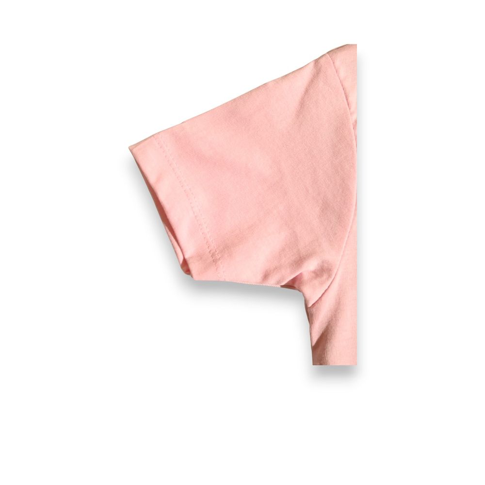 ميني ماوس - تي شيرت بناتي بأكمام قصيرة - وردي