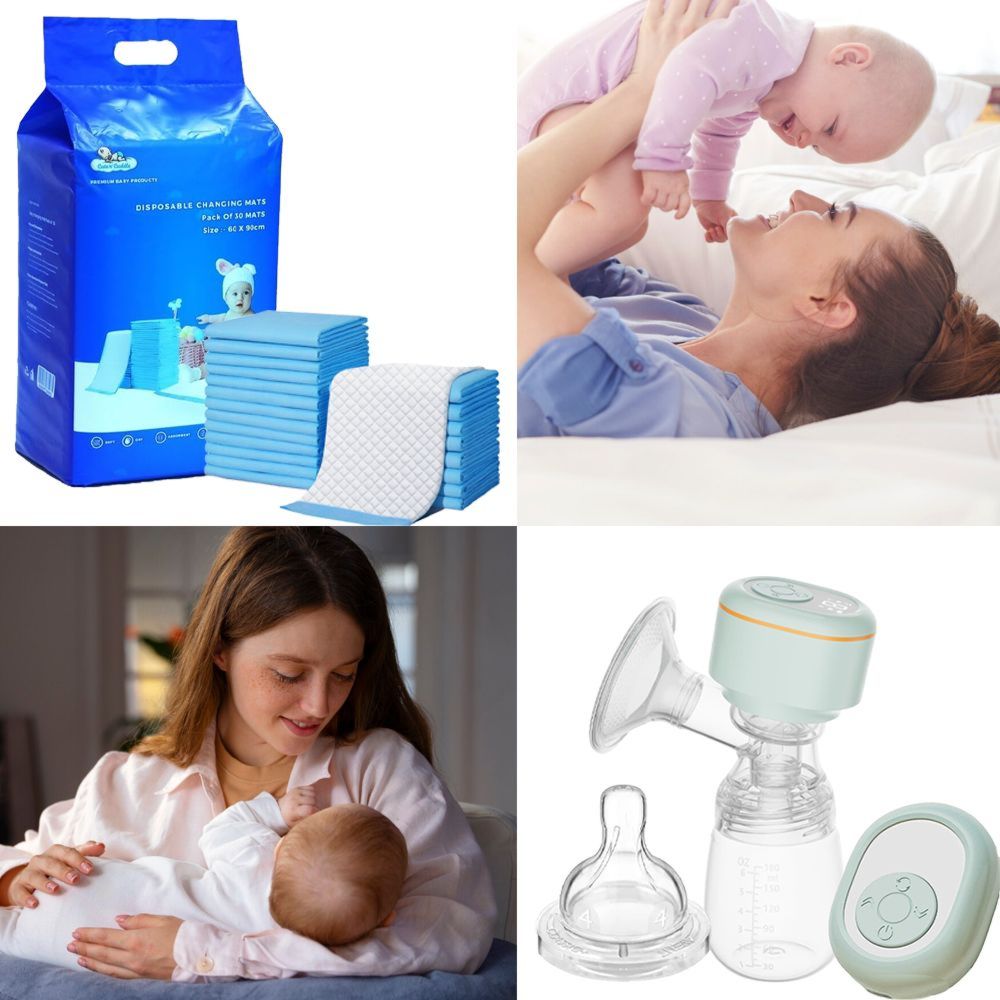 Cute 'n' Cuddle - Electric Breast Pump & Disposable Changing Mats