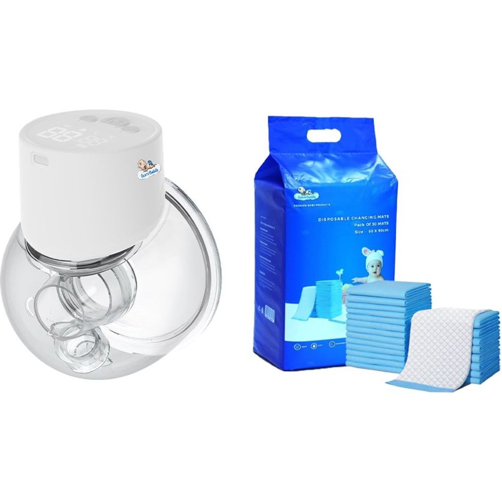 Cute 'n' Cuddle - Electric Portable Breast Pump With Baby Changing Mats