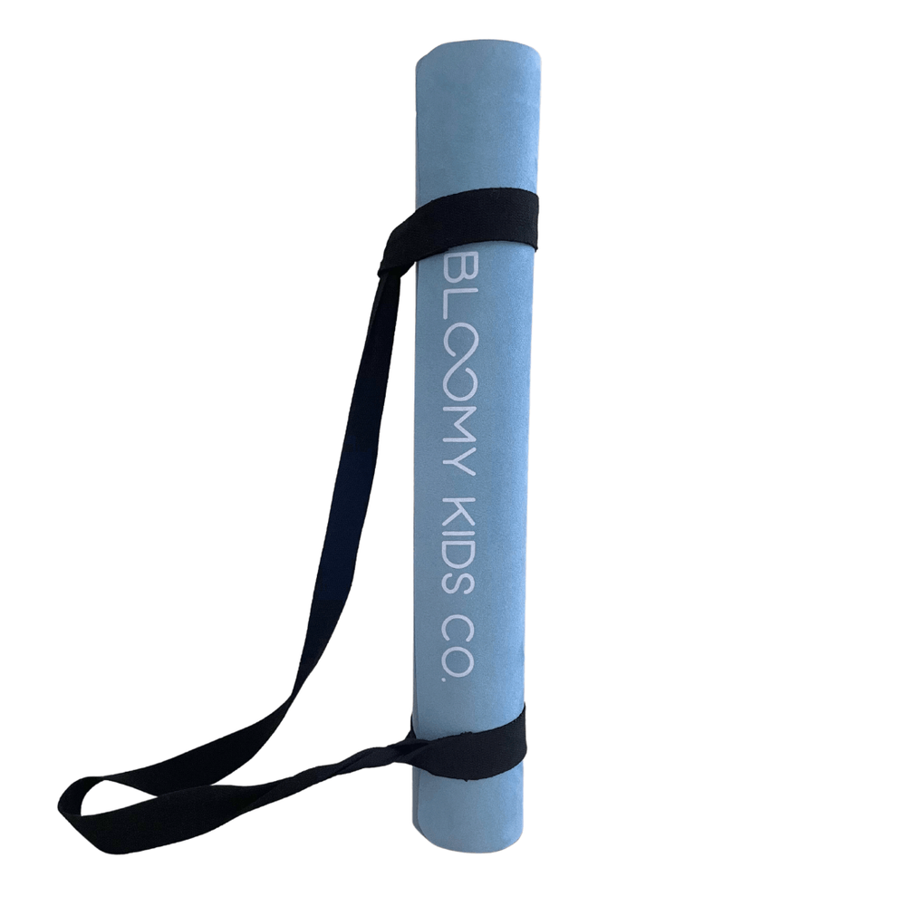 Bloomy Kids - Yoga Mat - Moon Phases - Blue/White