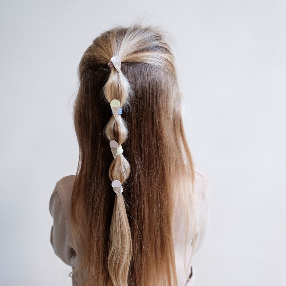 ميمي اند لولا - ربطات شعر صغيرة - آيس كريم - 8 قطع