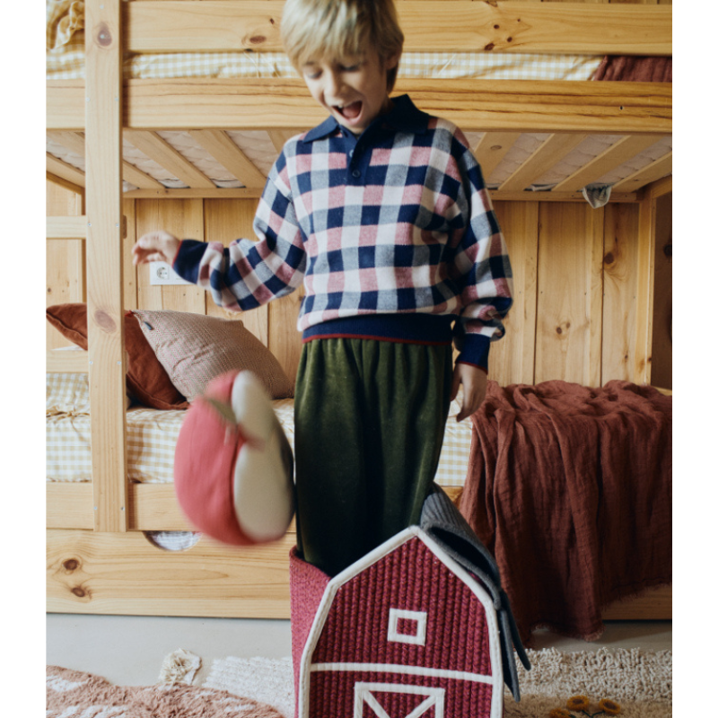 لورينا كانالز - سلة على شكل بيت المزرعة