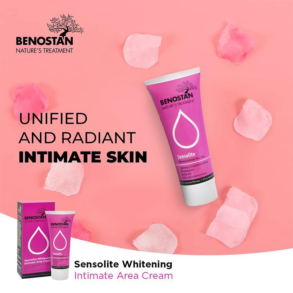 Benostan - Sensolite Whitening Intimate Area Cream - 50 ml