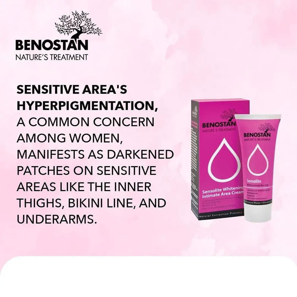 Benostan - Sensolite Whitening Intimate Area Cream - 50 ml