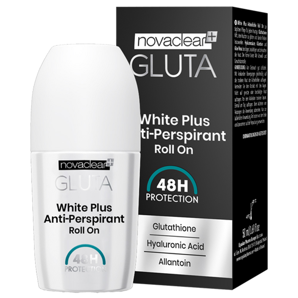 Novaclear - Gluta White Plus Anti-Perspirant Roll On - 50 ml
