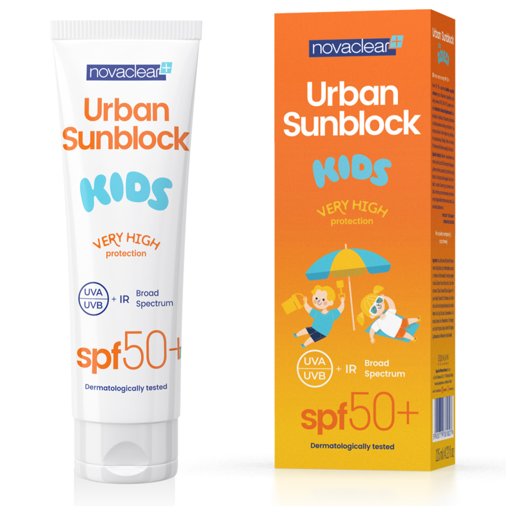Novaclear - SPF50+ Kids Urban Sunblock Sunscreen Cream - 125 ml