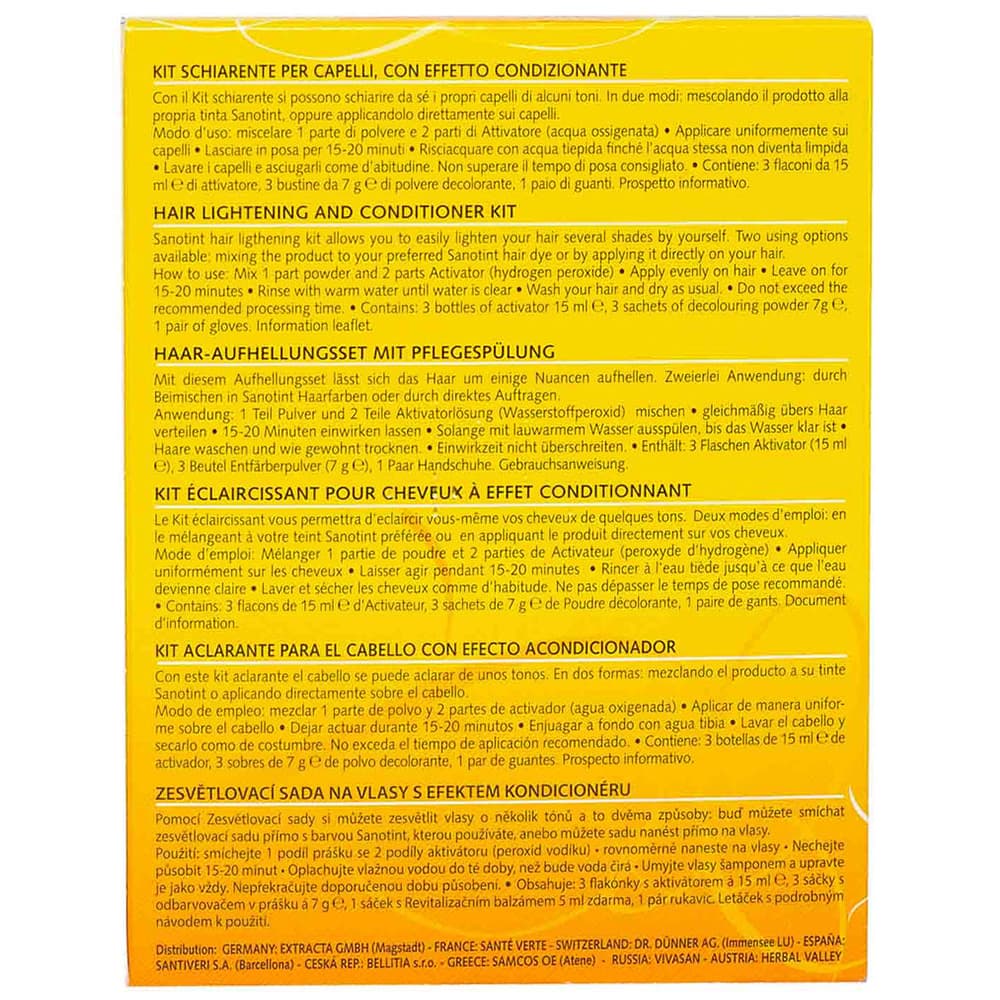 Sanotint - Hair Lightening Kit