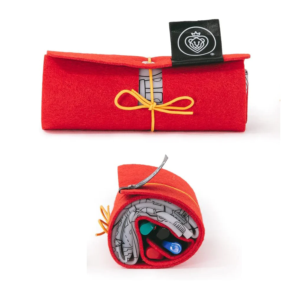 Prince Lionheart - Color And Draw Reusable Placemat Art Kit - Dino