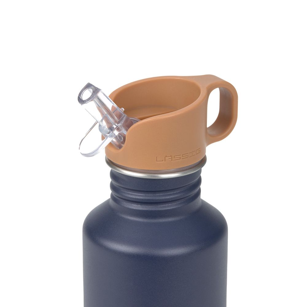 Lassig - Stainless Steel Bottle - Little Gang Smile Navy - 500 ml