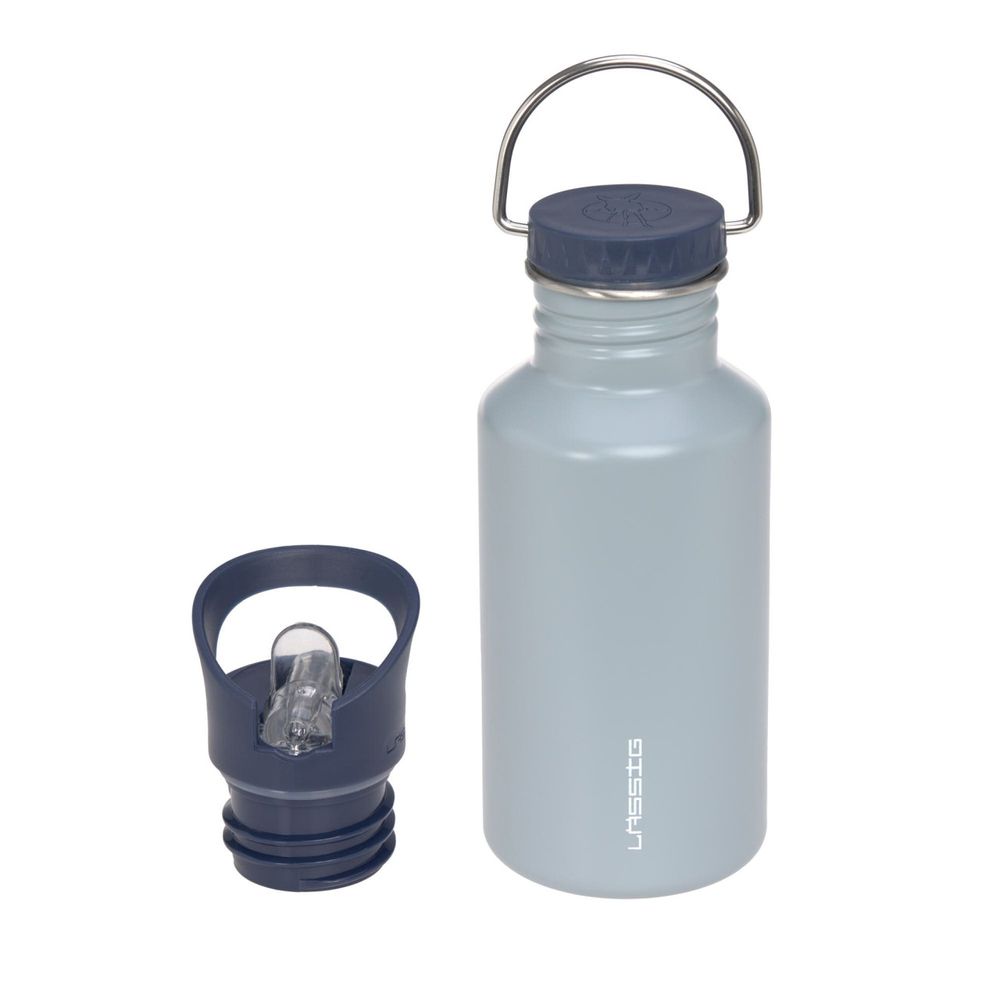 Lassig - Stainless Steel Bottle - Light Blue - 500 ml