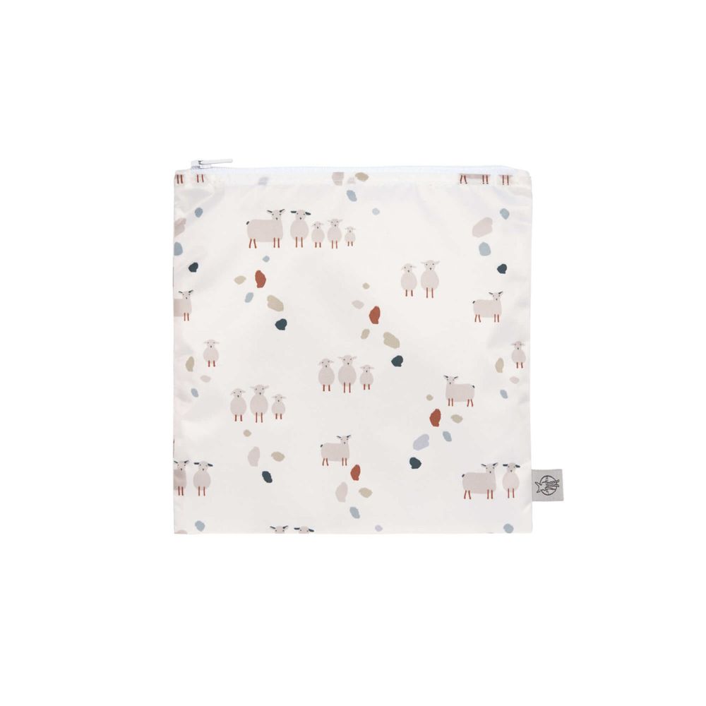 Lassig - Tiny Farmer Snack Bags - Dots/Sheep - 2 Pcs