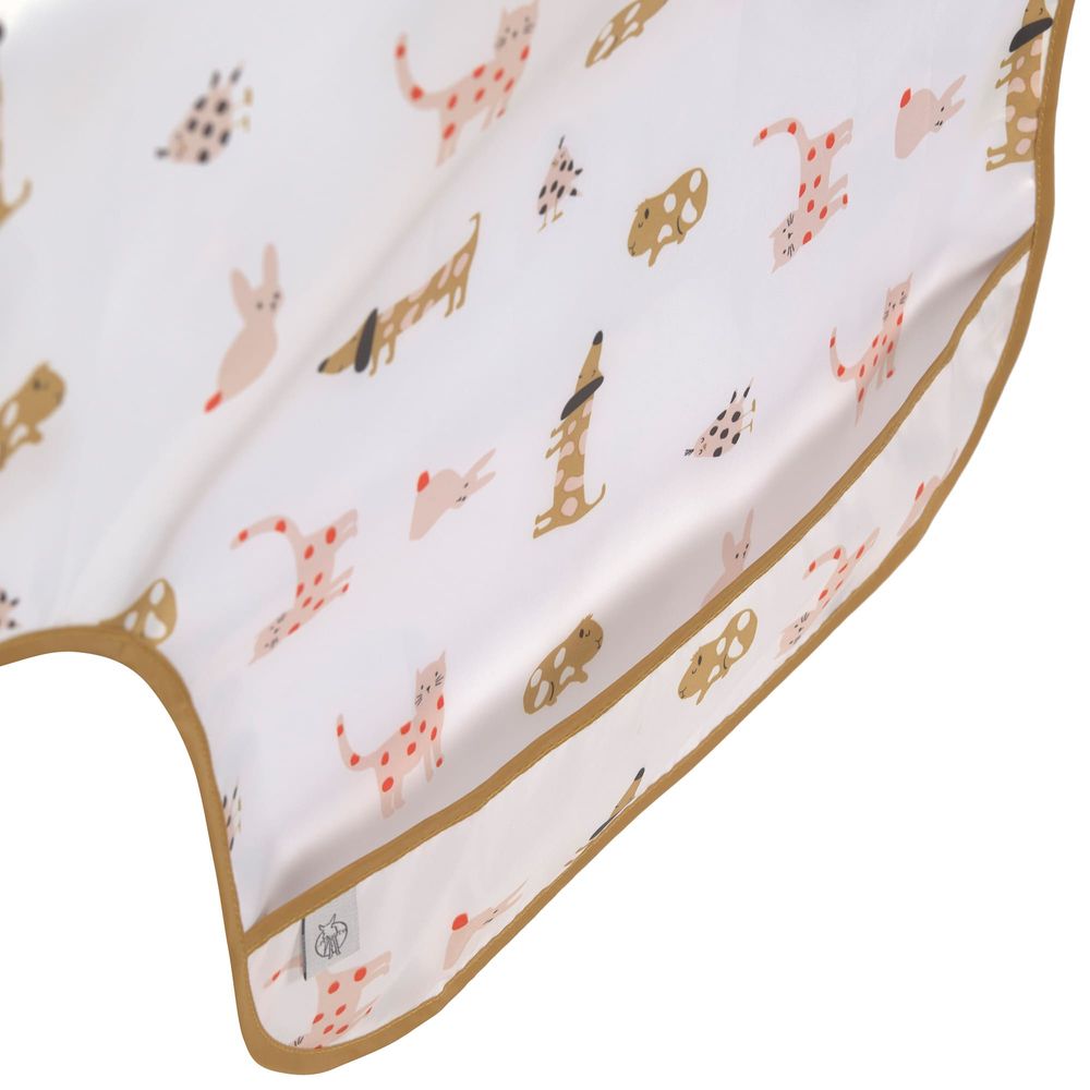 لاسيغ - مريلة أكمام طويلة هابي فروتس مع صينية تقطير - 2 قطعة