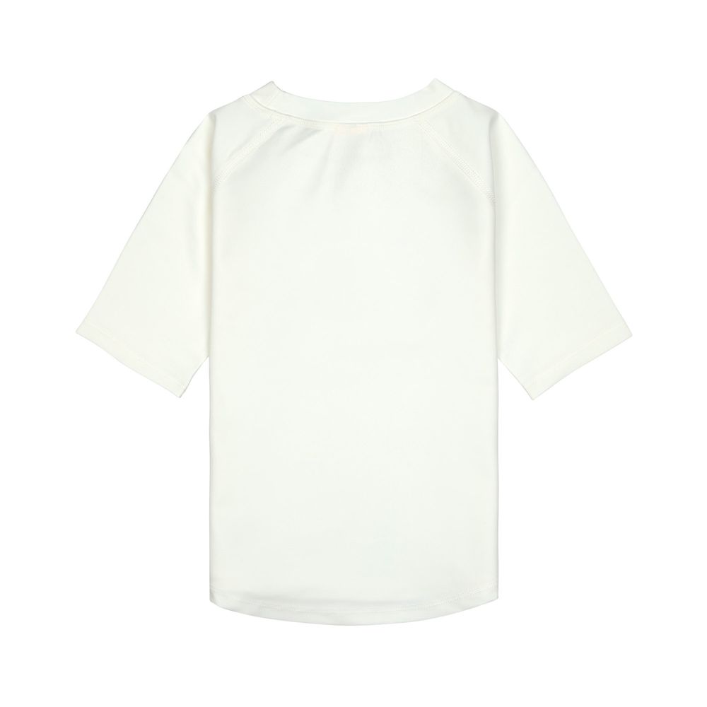 Lassig - Kids Short Sleeve Rashguard - Sunshine Sea Salt - White