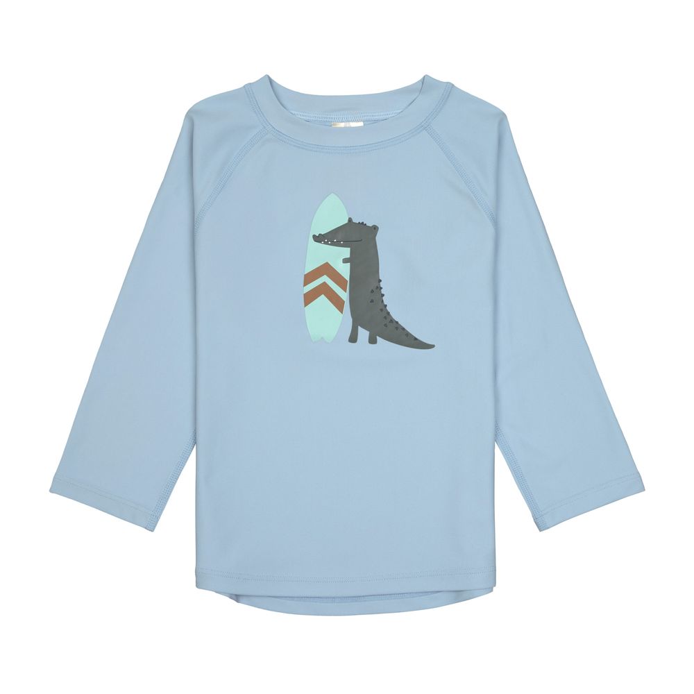 Lassig - Long Sleeve Rashguard - Crocodile Sky Blue