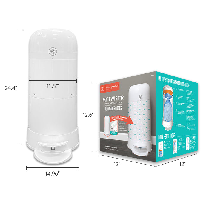 Prince Lionheart - My Twist'r Nappy Disposal System - Diaper Pail