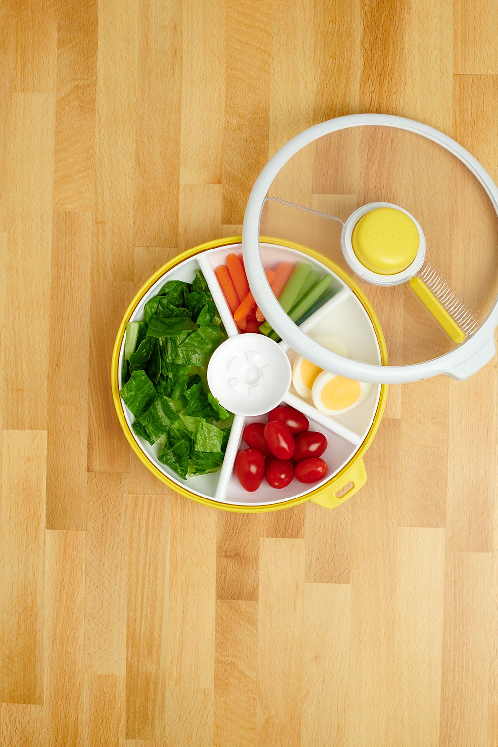 Gobe Large Snack Spinner - Lemon Yellow