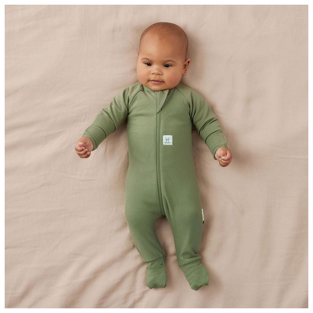 Ergopouch - 1.0 Tog Layers Long Sleeve Bodysuit - Moss