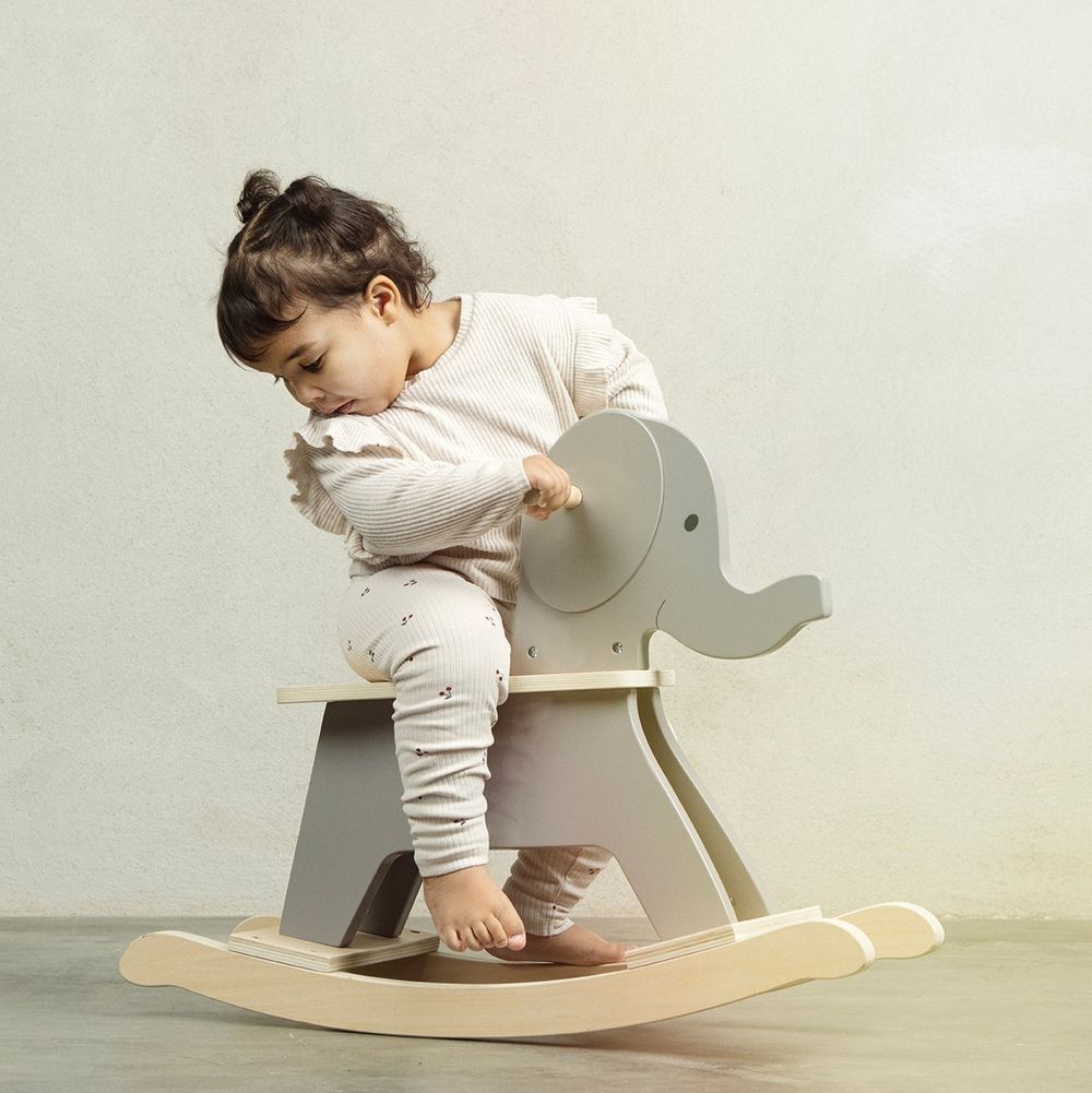 JaBaDaBaDo - Rocking Elephant - Grey