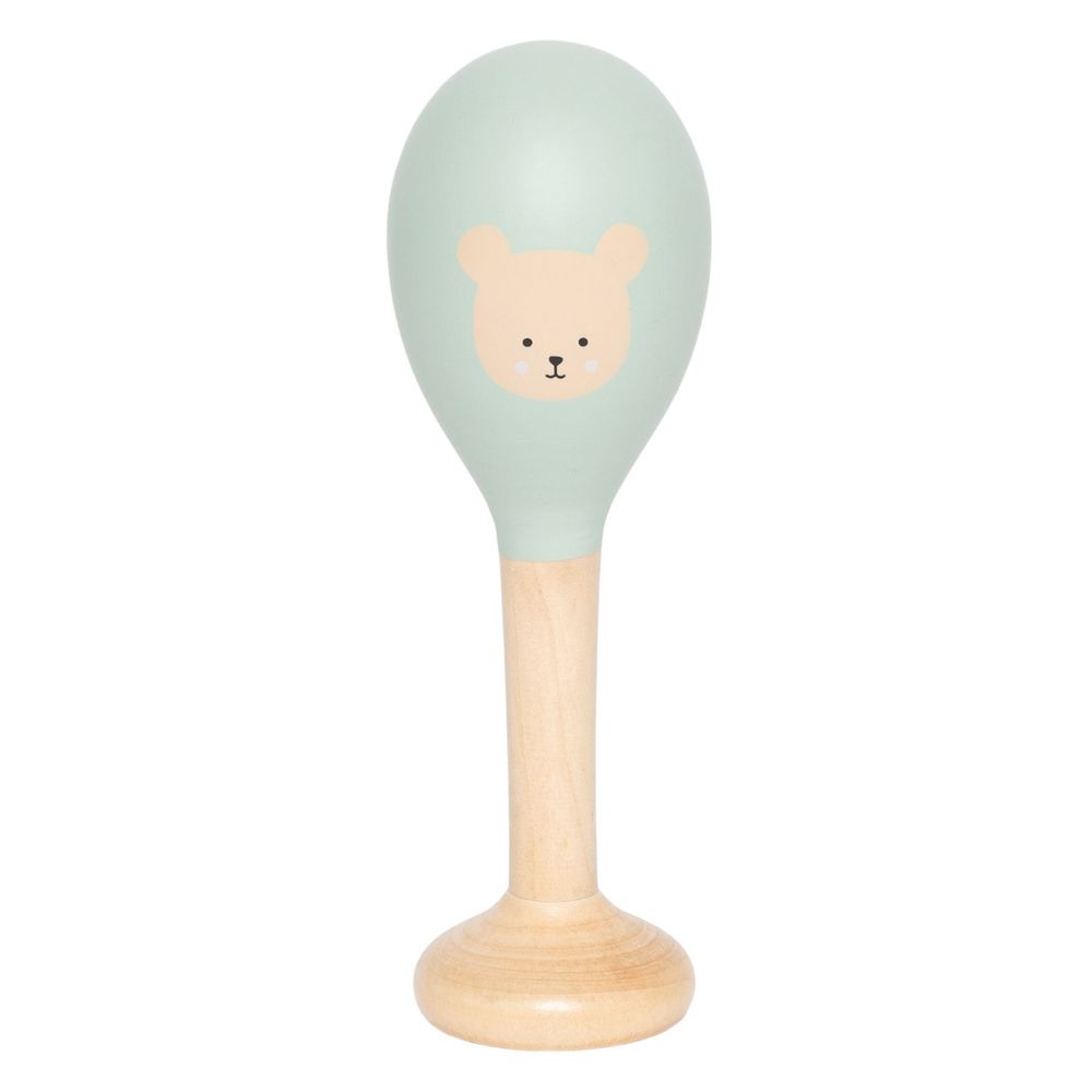 جابادابادو - مجموعة آلات موسيقية خشبية للأطفال - دمية دب - 5 قطع