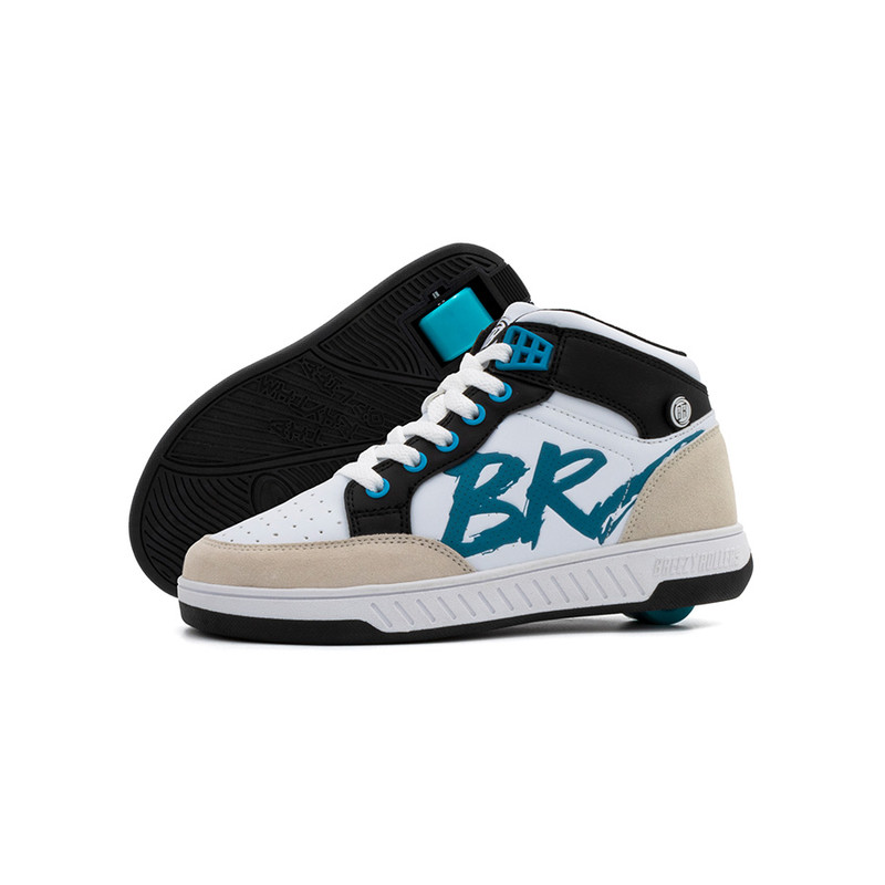 بريزي رولرز - أحذية أطفال - أبيض/متعدد الألوان