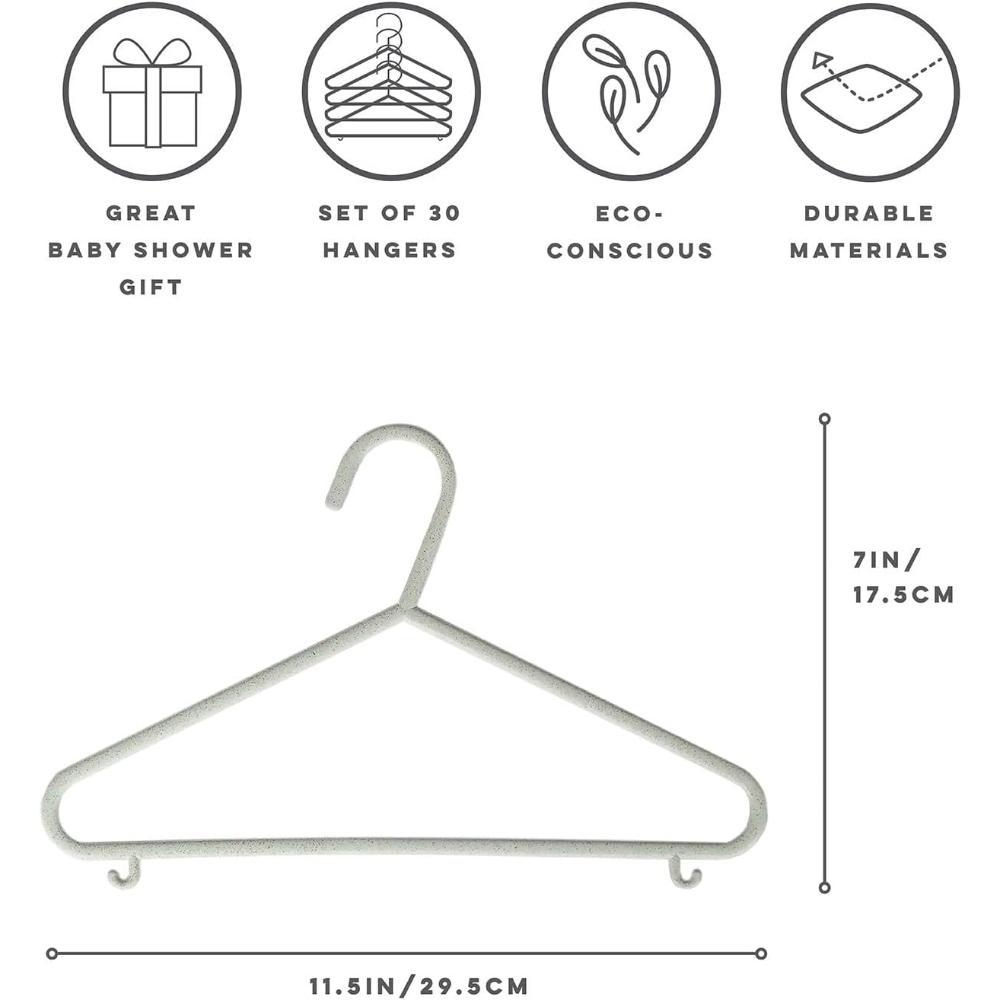 3 Sprouts - Wheat Straw Hanger - 30pcs - Green