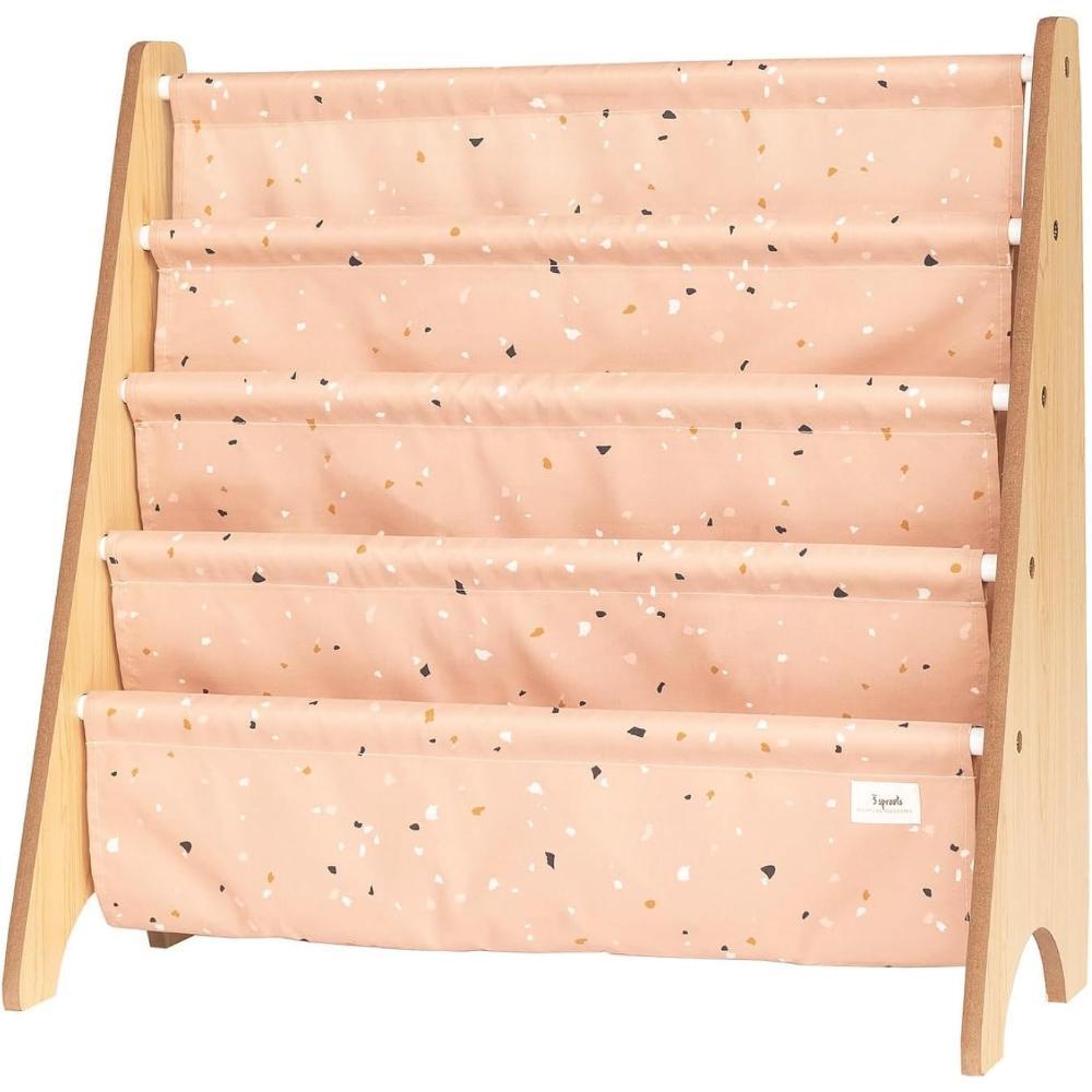 3 Sprouts - Recycled Book Rack - Terrazzo Clay