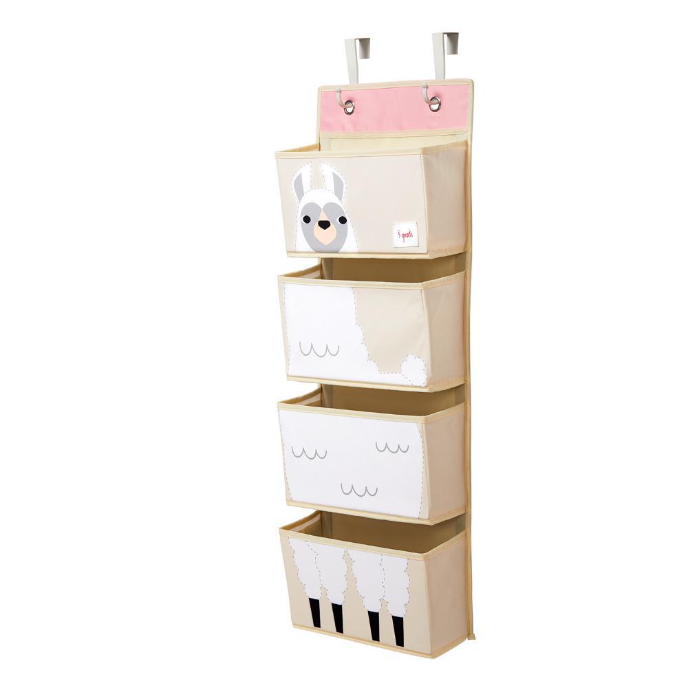 3 Sprouts - Hanging Wall Organizer - Llama