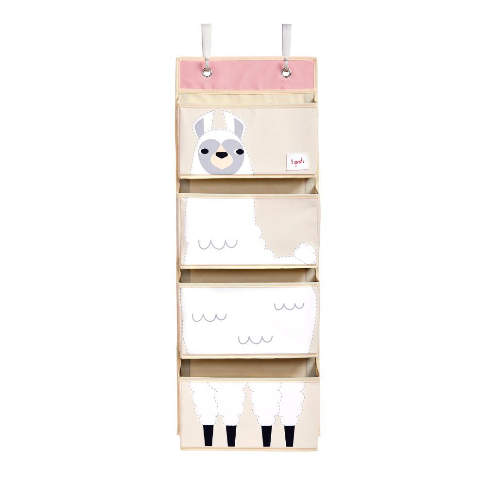 3 Sprouts - Hanging Wall Organizer - Llama