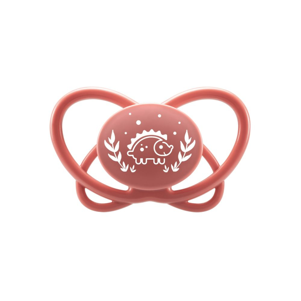 Nip - Butterfly Soother With Sterilizer Box 5-18M - Pink - 2 pcs