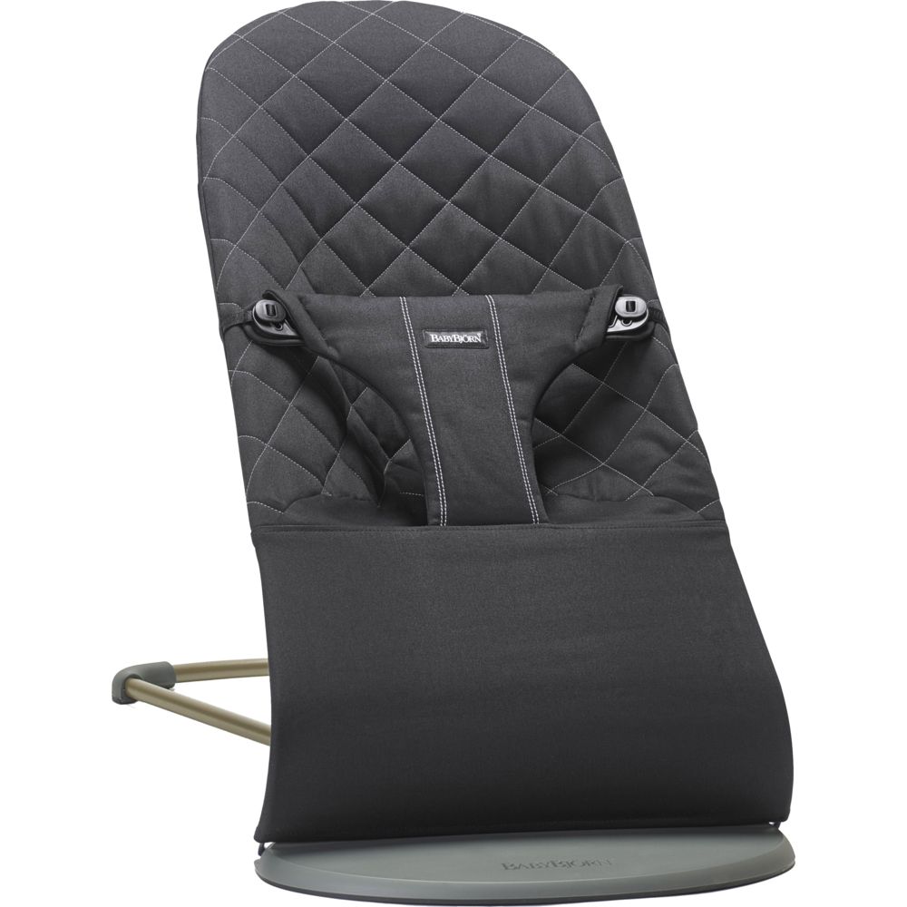 BABYBJORN - Bliss Woven Baby Bouncer - Cotton Black