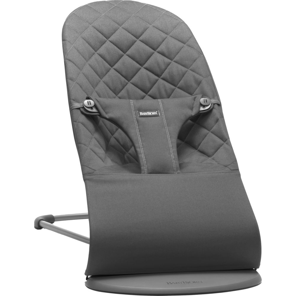 BABYBJORN Bliss Woven Baby Bouncer - Cotton Anthracite