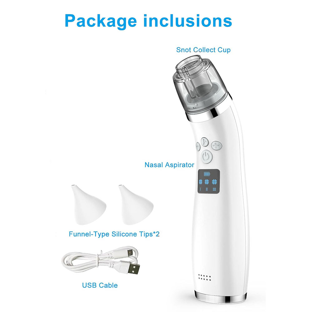بيور ايلمنتيس - شفاط أنفي كهربائي، قابل لإعادة الشحن عبر USB للرضع والأطفال الصغار