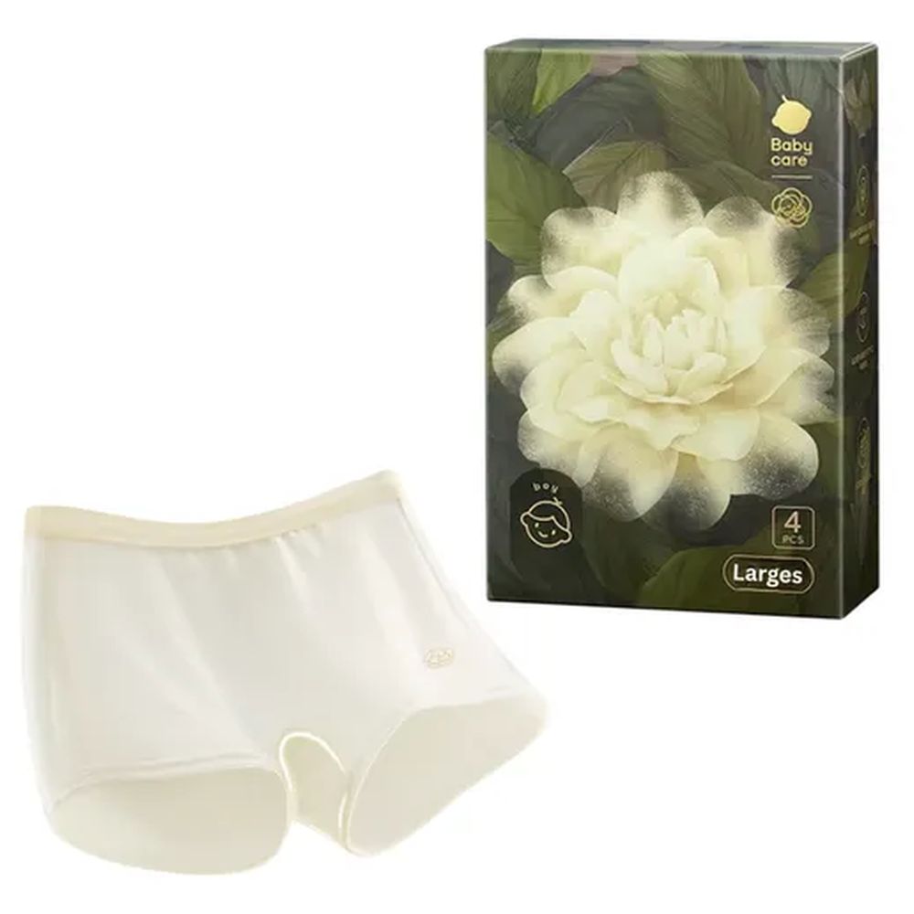 Babycare - Golden Camellia Soft Disposable Underwear 4 Pcs