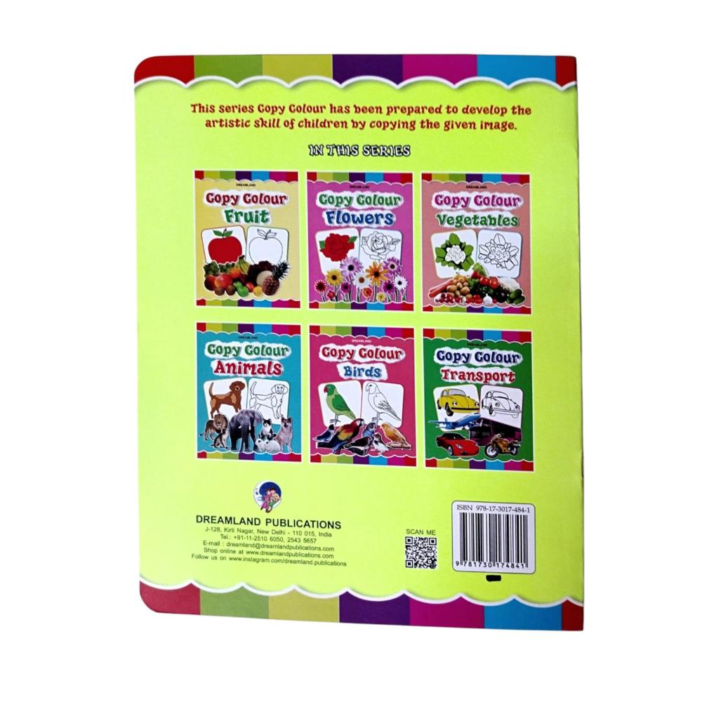 Copy Colour Book - Fruits