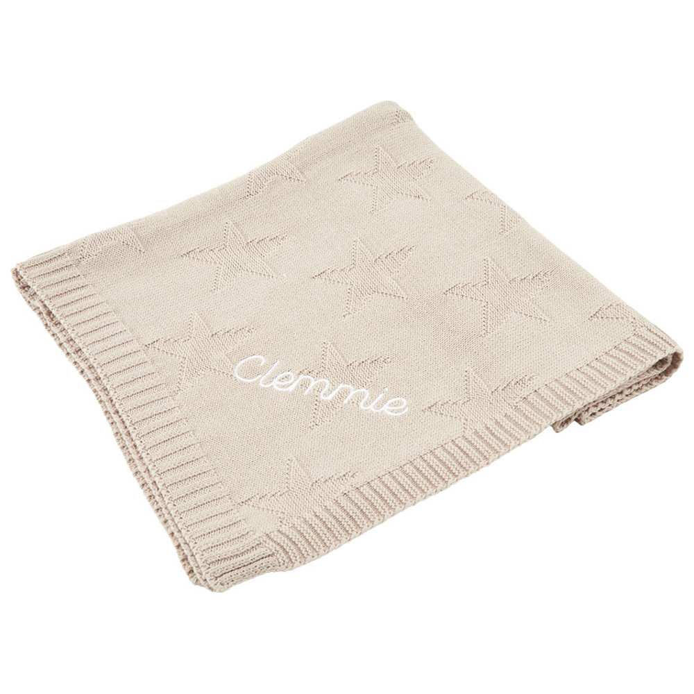 My 1st Years - Personalised Star Jacquard Blanket