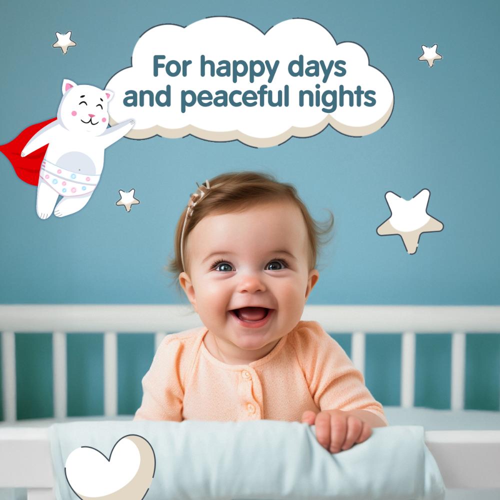 يوكوسن - حفاضات أطفال (5-10 كغ) 248 حفاض - 4 عبوات