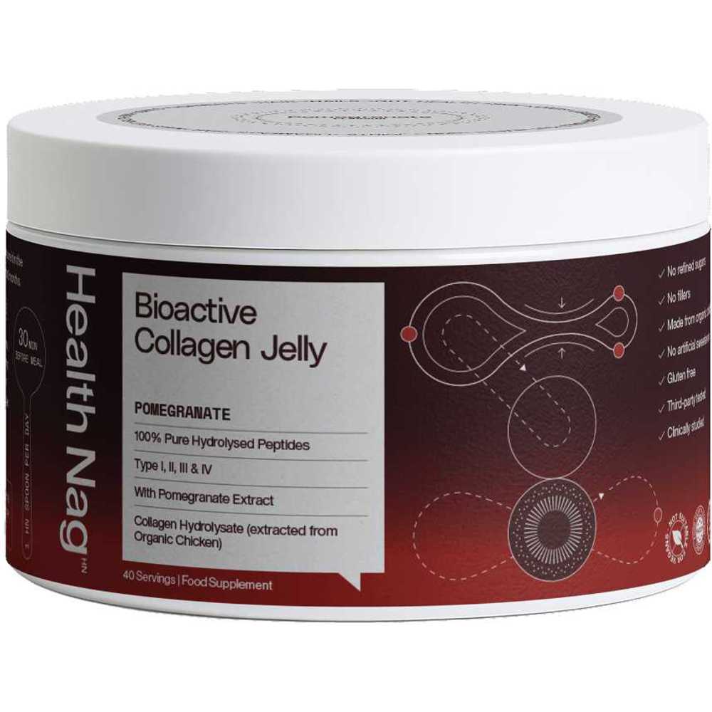 Health Nag - Bioactive Collagen Jelly - Pomegranate - 400g