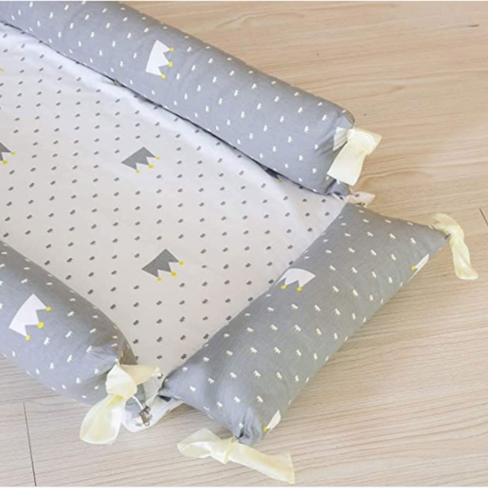 Bumble & Bird - Portable Maxi Baby Nest And Lounger - Royal Grey