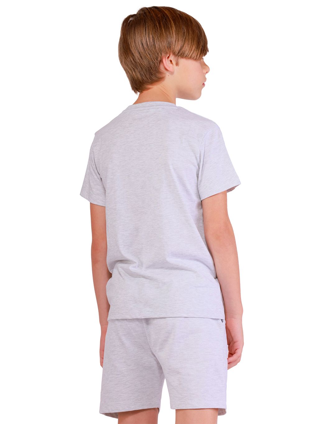 نويجو - تي شيرت قطني - Soccer Champions - رمادي