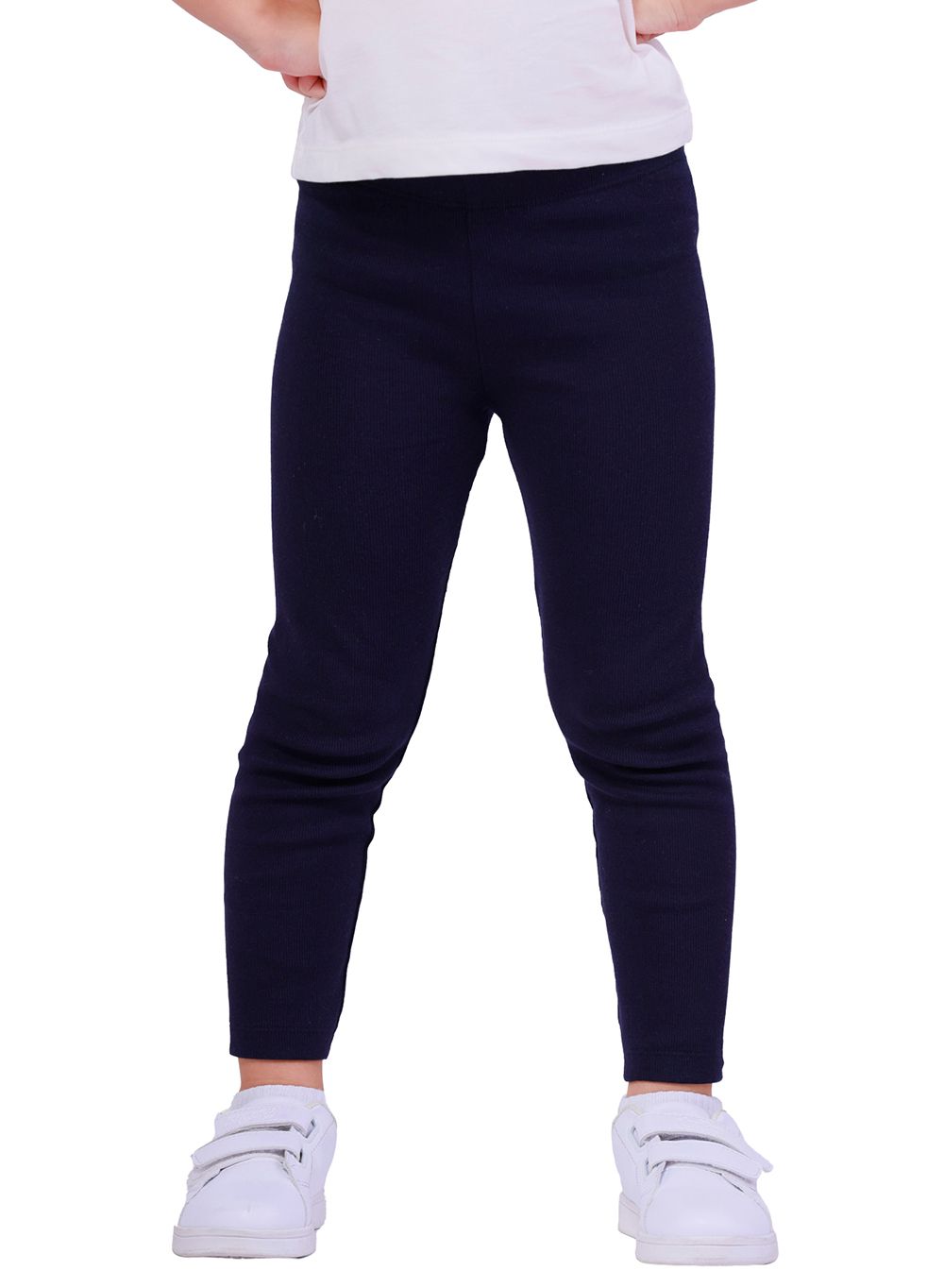 Nuego - Girls Cotton Leggings - Blue