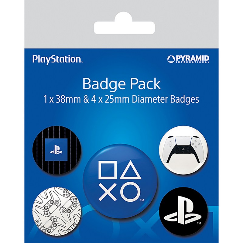 Pyramid International - Playstation Everything To Play For Badge Pack - 5pcs
