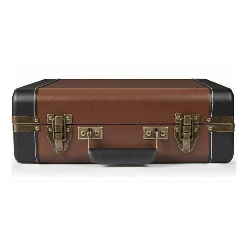 كروسلي - جهاز اسطوانات اكزكيوتيف ديلوكس مع بلوتوث خارج - بني